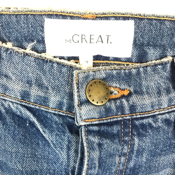 NWT The Great Jeans in Prairie Wash with Rosette - Picture 6 of 7